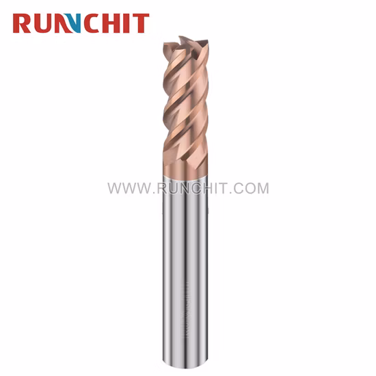 Herramienta de carburo sólido CNC 70/65HRC Radio de esquina de punta de bola plana cuadrada 2/4/6 flautas Herramienta de corte de máquina CNC Fresa de acero de tungsteno Fresas (NB0302A)
